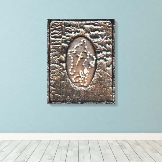 Rosary Leinwanddruck (Insitu (Holzboden))