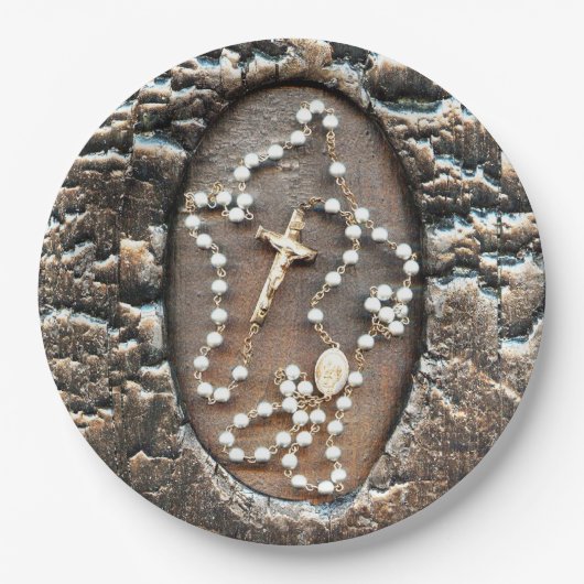 Rosary Pappteller (Vorderseite)