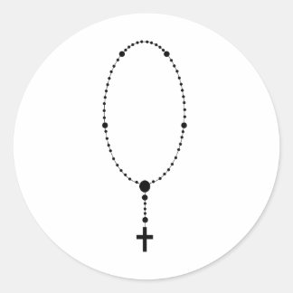 Rosary Perlen Runder Aufkleber