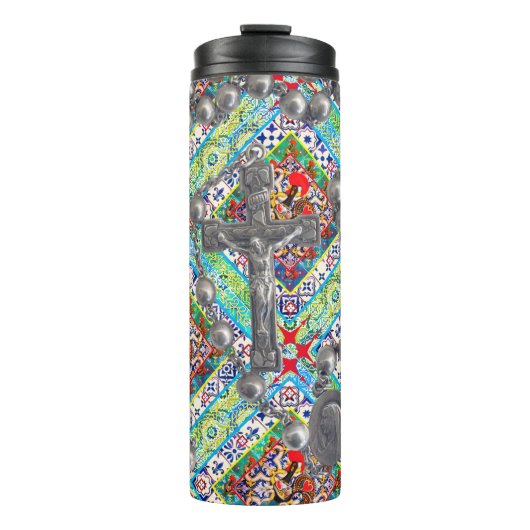 Rosary, Portugal Thermosbecher (Vorderseite)