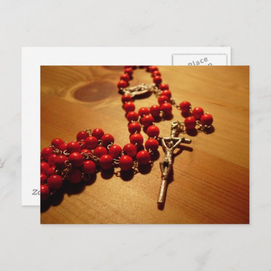 Rosary Postcard Postkarte (Vorne/Hinten)