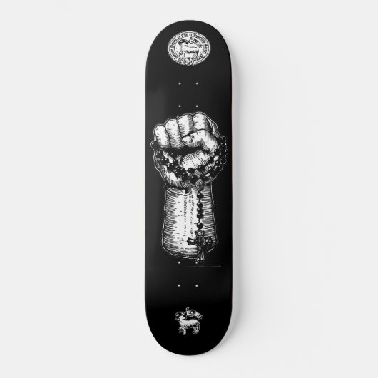Rosary Power Skateboard, 8 1/8" Deck Skateboard (Vorderseite)