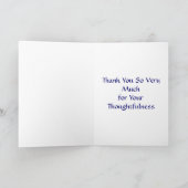 Rosary Prayer Garden Vielen Dank Karte (Innenseite)