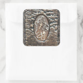 Rosary Quadratischer Aufkleber (Tasche)