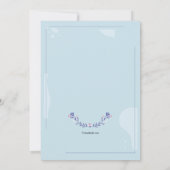 Rosary Religious Invitation Einladung (Rückseite)