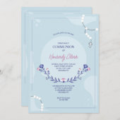 Rosary Religious Invitation Einladung (Vorne/Hinten)