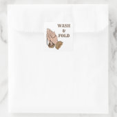 Rosary Religious Quadratischer Aufkleber (Tasche)