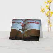 Rosary und Bibel 1 Karte (Gelbe Blume)