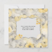 Rosas amarillas einladung (Rückseite)