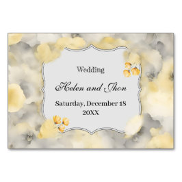 Rosas amarillas tischnummer