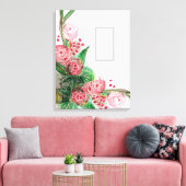 Rosas Asymmetric Leinwanddruck (Insitu (Wohnzimmer))