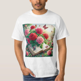 Rosas en el Jardín: Un Refugio de Belleza T-Shirt