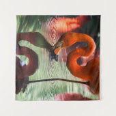ROSAS FLAMINGO WANDTEPPICH (Vorderseite (Horizontal))