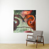 ROSAS FLAMINGO WANDTEPPICH (Beispiel (Horizontal))