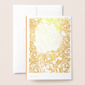 Rosas Folienkarte (Rückseite mit Umschlag)