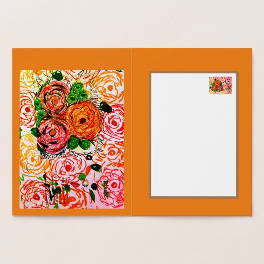 Rosas Folienkarte (Innenseite)