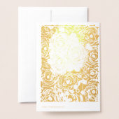 Rosas Folienkarte (Rückseite mit Umschlag)