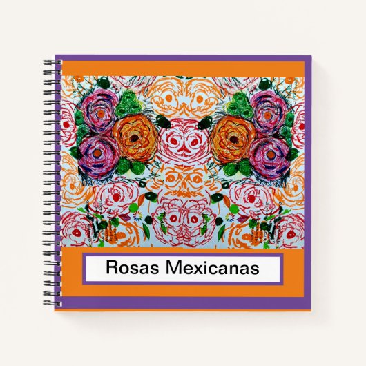 Rosas Mexicanas Notizblock (Vorderseite)