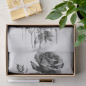 Rosas negras en acuarela seidenpapier (Geschenk)