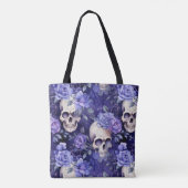 Rosas violetas con calaveras tasche (Rückseite)