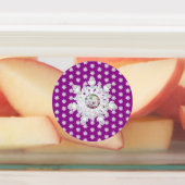 Rosass und Schneeflocke aus Kardinal Etiketten (Befestigt)