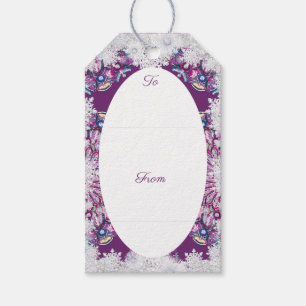 Rosass und Schneeflocke aus Kardinal Geschenkanhänger