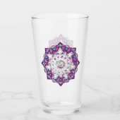 Rosass und Schneeflocke aus Kardinal Glas (Vorderseite)