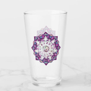 Rosass und Schneeflocke aus Kardinal Glas