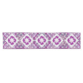 Rosass und Schneeflocke aus Kardinal Kurzer Tischläufer (Horizontal)