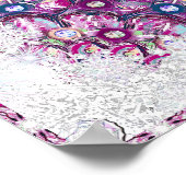 Rosass und Schneeflocke aus Kardinal Poster (Ecke)