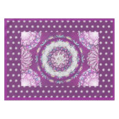 Rosass und Schneeflocke aus Kardinal Tischdecke (Vorderseite (Horizontal))