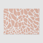 Rosaweißer Giraffe Boho Dekoupage Seidenpapier (Vorderseite)
