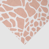 Rosaweißer Giraffe Boho Dekoupage Seidenpapier (Ausschnitt)