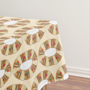 Rosca de Reyes Mexican Three Kings Bread Tischdecke