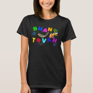 Rosch Hashana Jüdisches Neujahr Pride Shana Tova T-Shirt