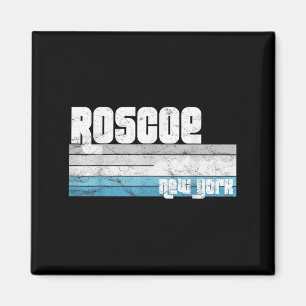 Roscoe New York Ny Retro Urlaub Skiurlaub Wandern Magnet
