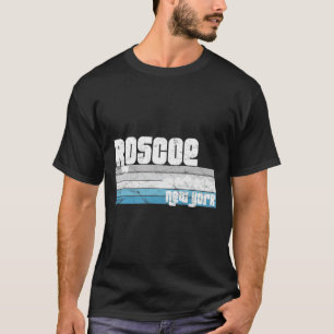 Roscoe New York Ny Retro Urlaub Skiurlaub Wandern T-Shirt