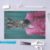 Roscoe the Zebra Seidenpapier (Handwerk)