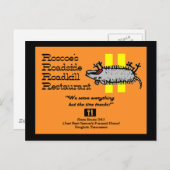 Roscoes Roadkill Postkarte (Vorne/Hinten)