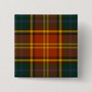 Roscommon Landkreis Irish Tartan Button