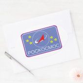 Roscosmos Flight Patch Ovaler Aufkleber (Umschlag)