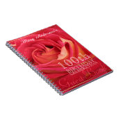 Rose 100. Geburtstagsfeier Gästebuch Notizblock (Rechte Seite)