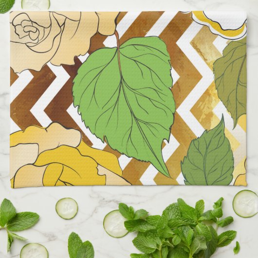 Rose 10 geschirrtuch (Gefaltet)