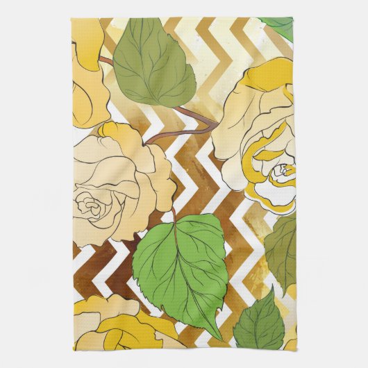 Rose 10 geschirrtuch (Vertikal)