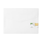 Rose 11 Rundum-Adressaufkleber (Rückseite)