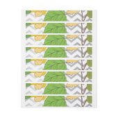 Rose 11 Rundum-Adressaufkleber (Bogen)