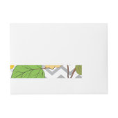 Rose 11 Rundum-Adressaufkleber (Vorderseite)