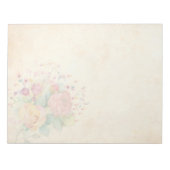 Rose - 11" x 8,5" 40 Blatt Notepad Notizblock (Vorderseite)