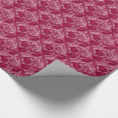 Rose-13-Magenta-Geschenkpapier Geschenkpapier (Ecke)