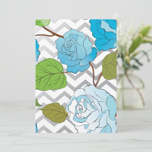 Rose 14 dankeskarte (Stehend Vorderseite)